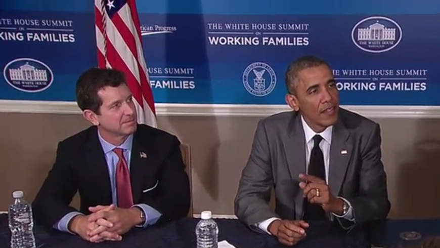 Alex Gorsky and President Obama